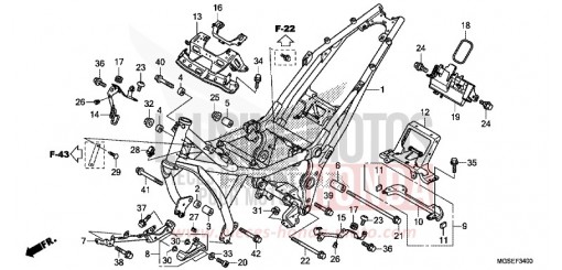 FRAME BODY NC700SD de 2013